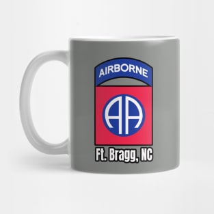 82nd Airborne Ft. Bragg Outline Mug